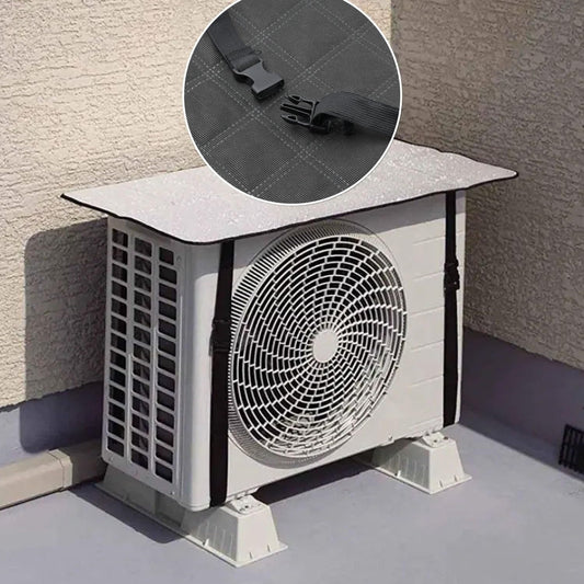 Premium Split AC Outdoor Unit Heat Insulation Sheet – Universal Sunshade Protective Roof & Sun Shield Cover | Without Clip