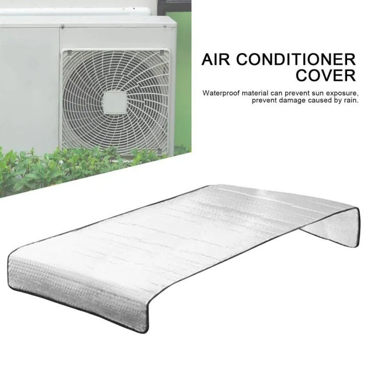 Premium Split AC Outdoor Unit Heat Insulation Sheet – Universal Sunshade Protective Roof & Sun Shield Cover | Without Clip