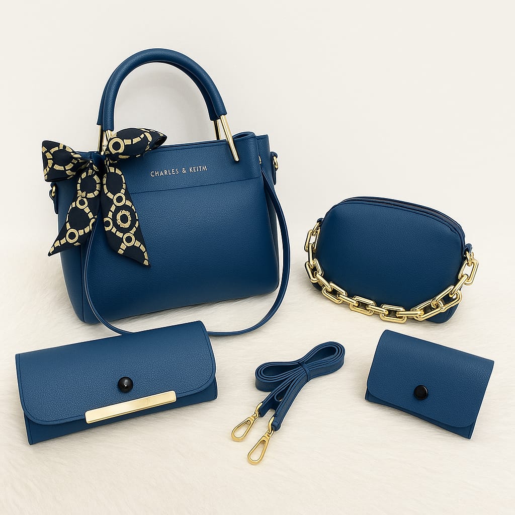 4-PCS Raben PREMIUM SOFT LEATHER BAGS  🎗️🎀