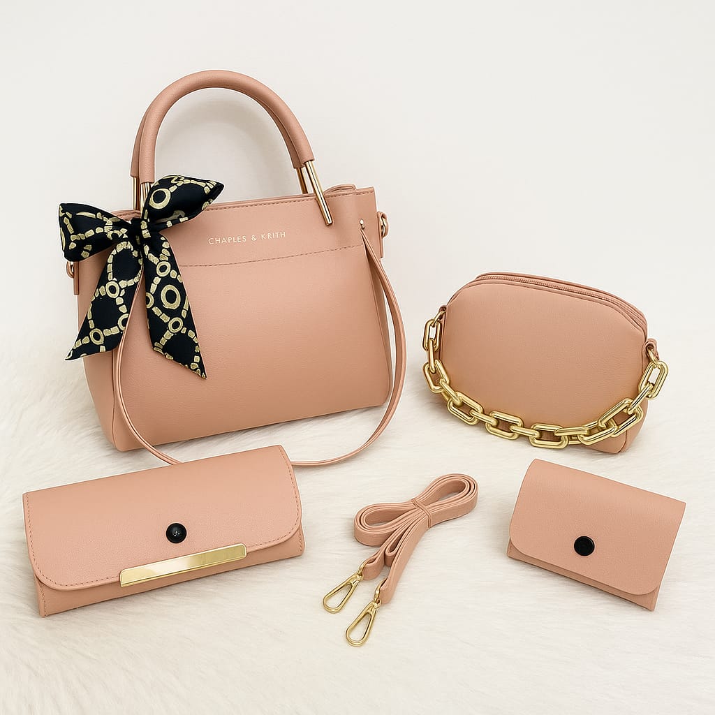 4-PCS Raben PREMIUM SOFT LEATHER BAGS  🎗️🎀