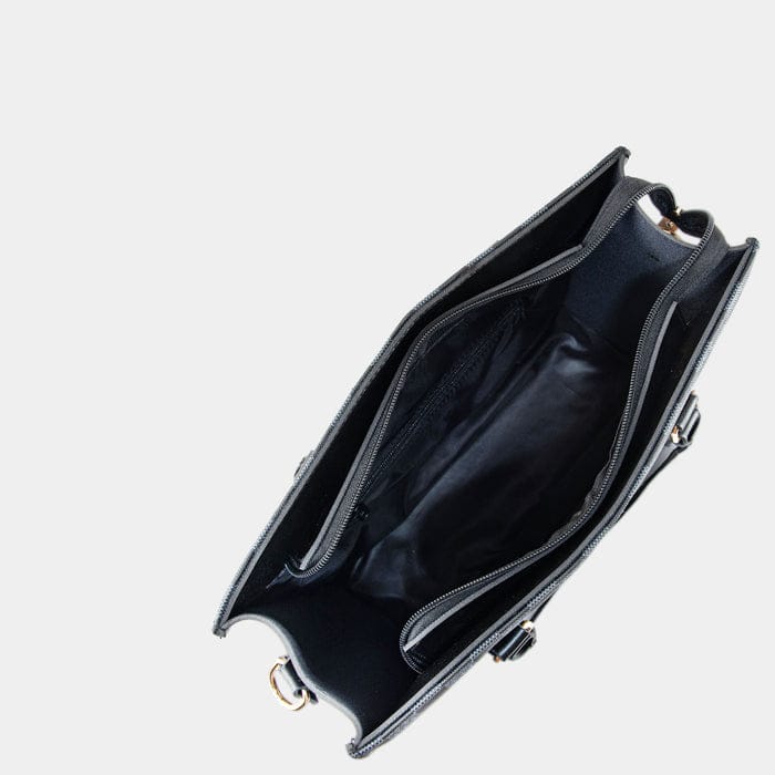 CHECKERED Black HANDBAGS 2-PCS