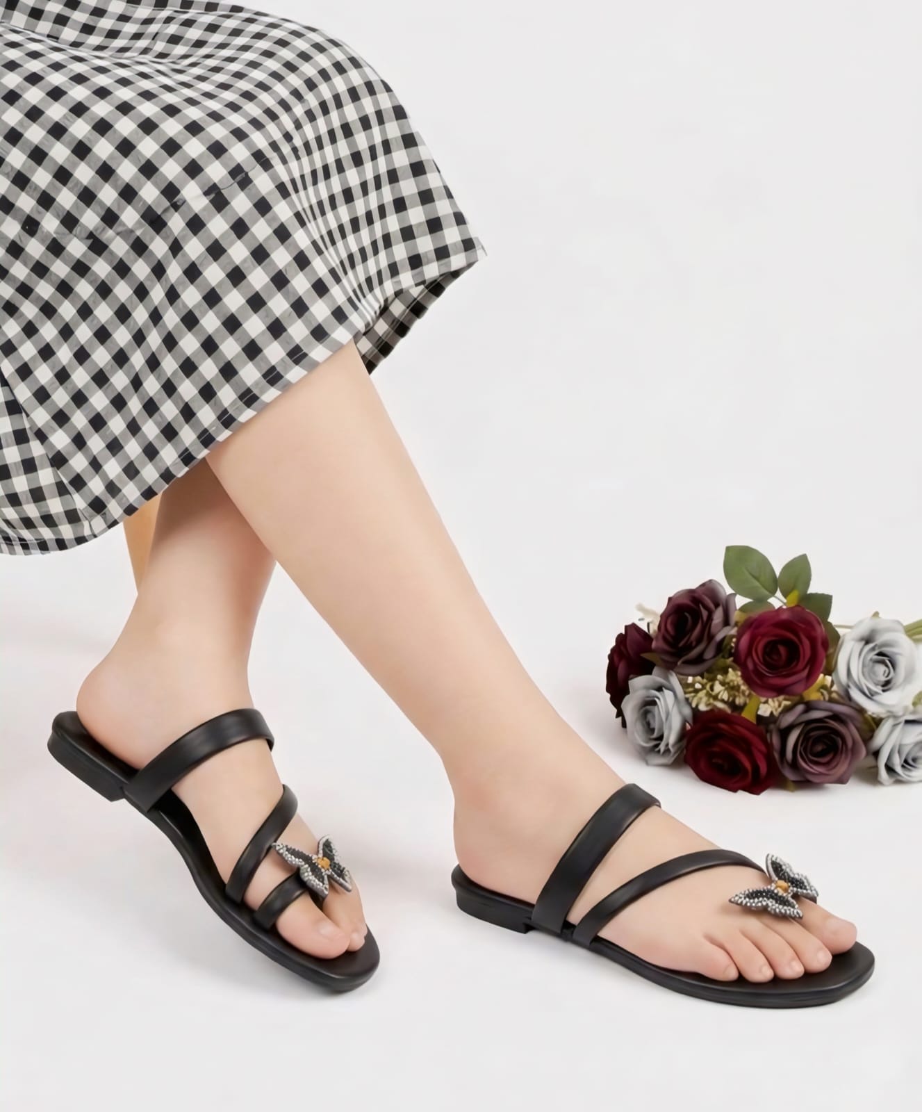 🦋 MOST TRENDING BUTTERFLY SLIPER FOOTWEAR  DESIGN 🦋