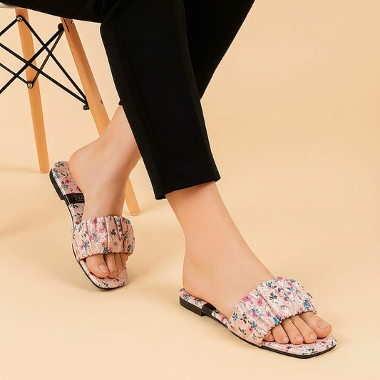 LADIES STYLISH FLAT SLIPER FOOTWEAR COLLECTION